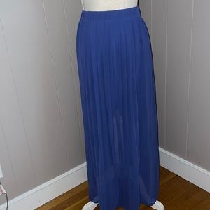 Periwinkle maxi skirt